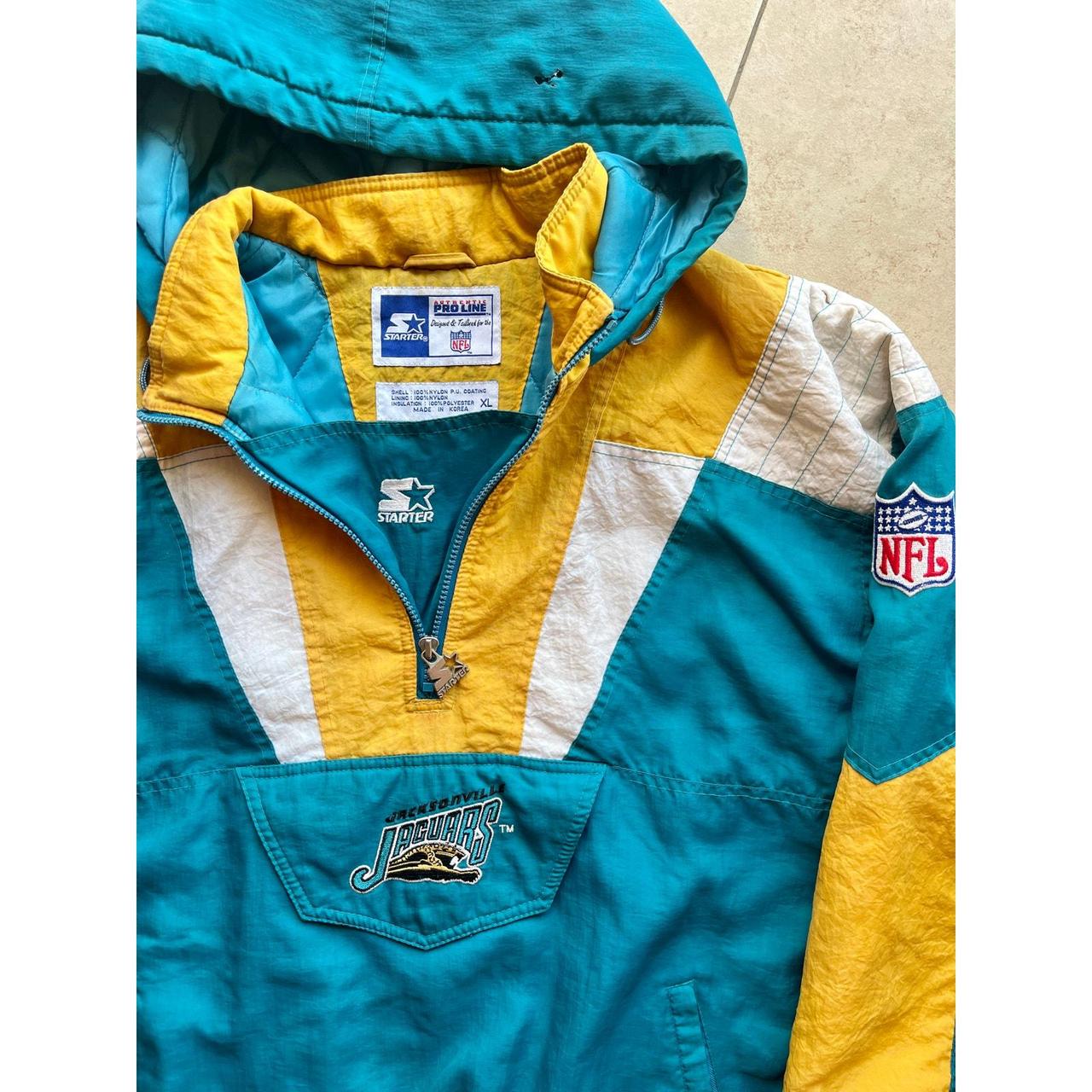 Jacksonville Jaguars 90s STARTER OG Color Block | Depop
