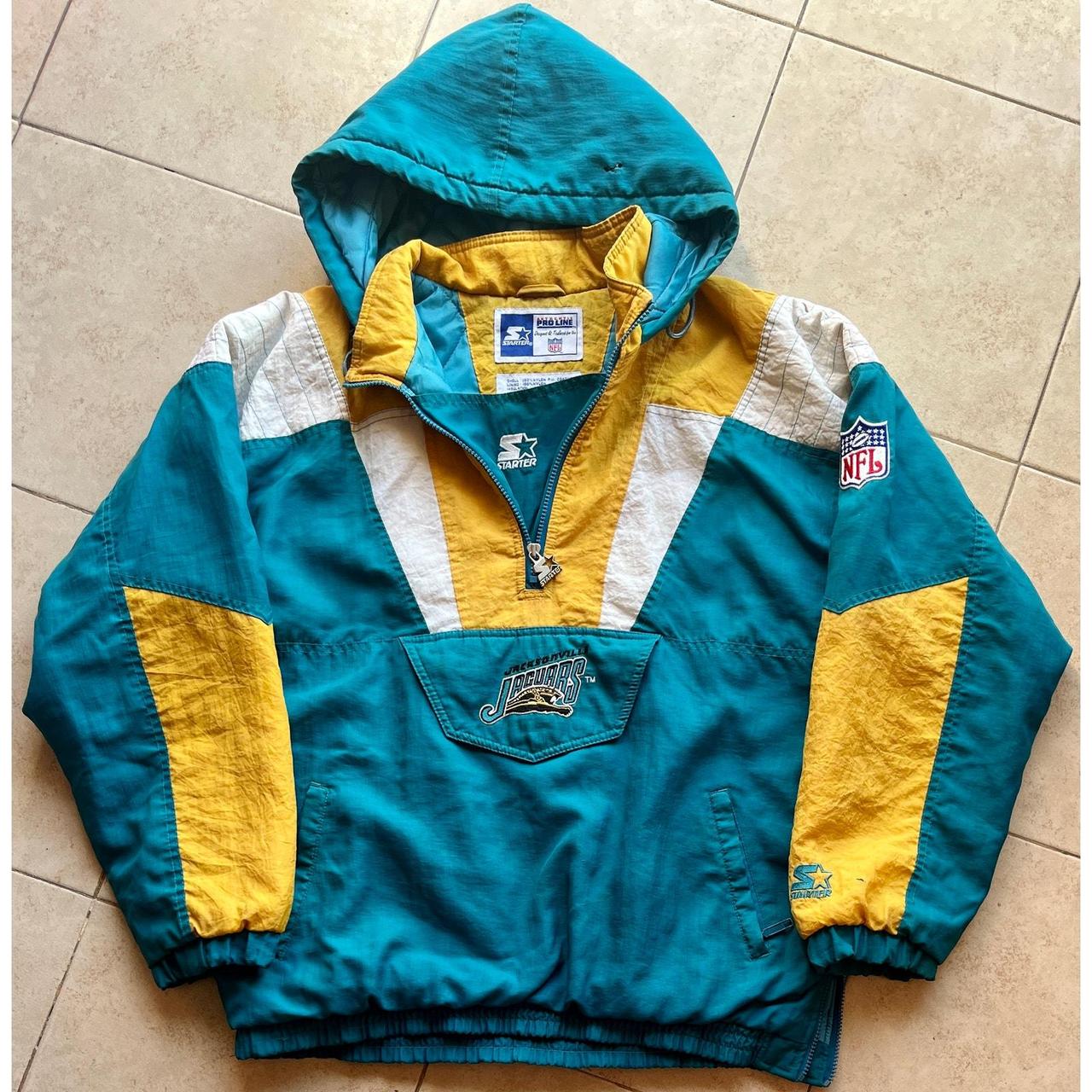 Jacksonville Jaguars 90s STARTER OG Color Block | Depop