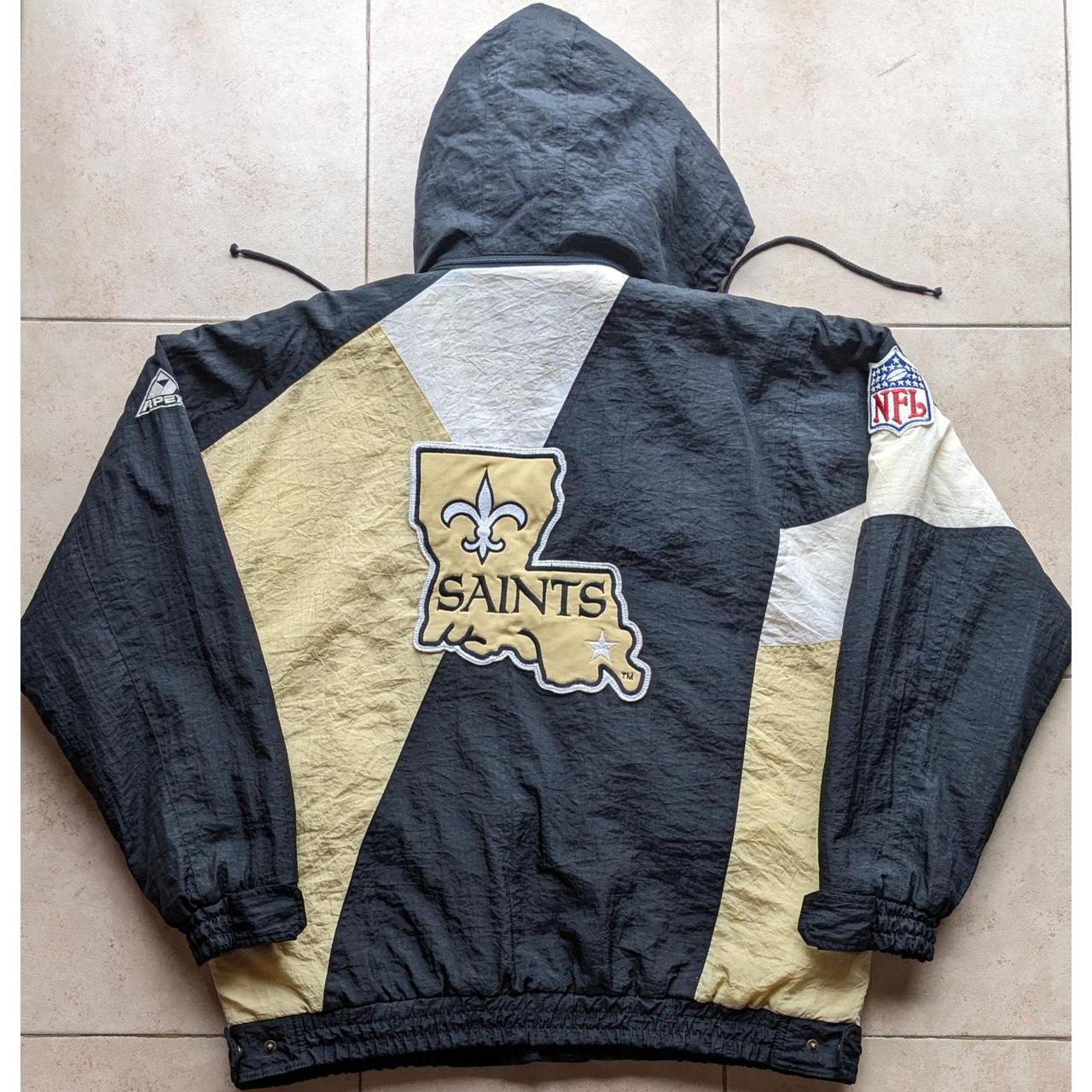 New Orleans Saints 90s APEX One puffer jacket zip M | Depop