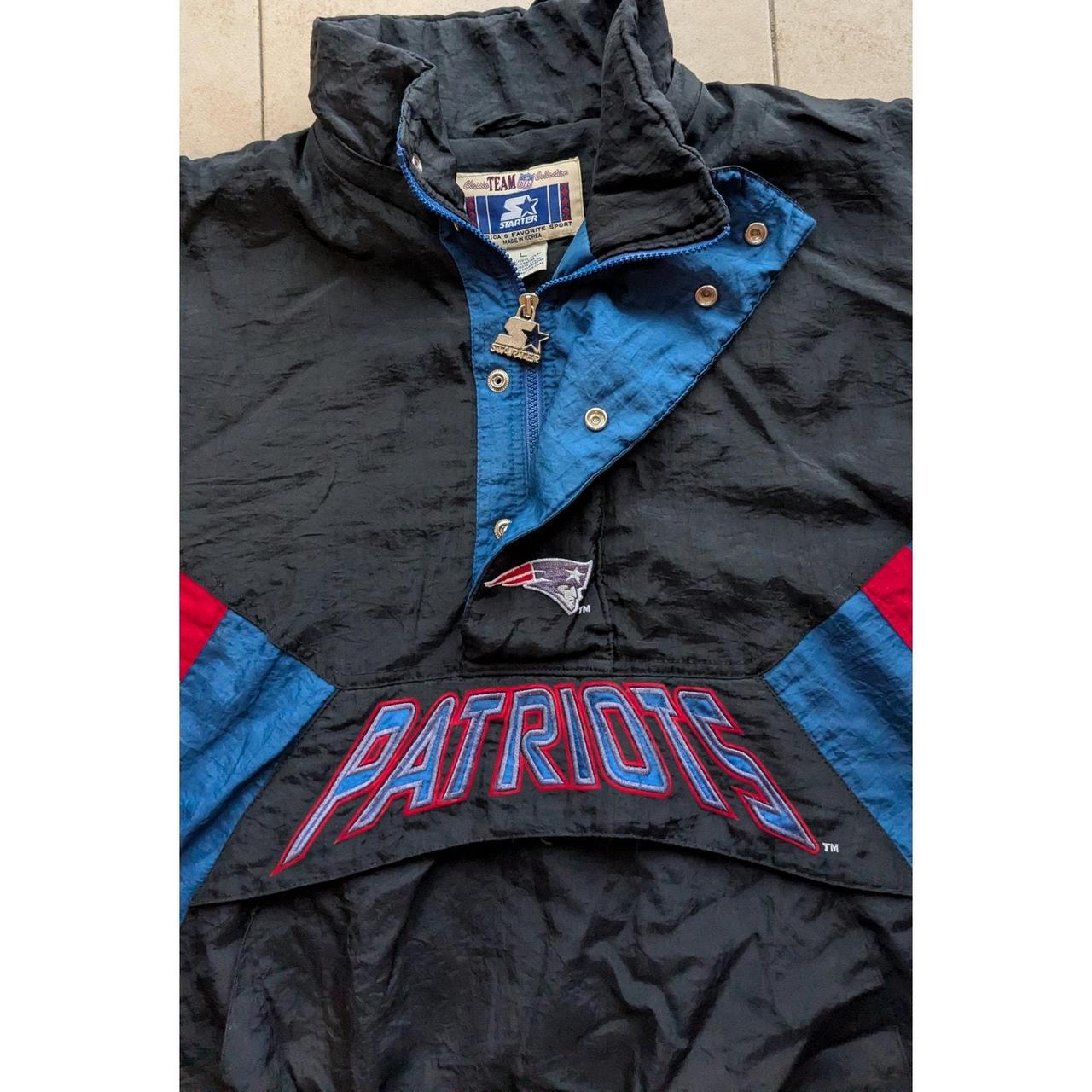デッドストック！STARTER×PATRIOTSパファー ナイロン ジャケット Vintage Starter New England Patriots Puffer Jacket Winter
