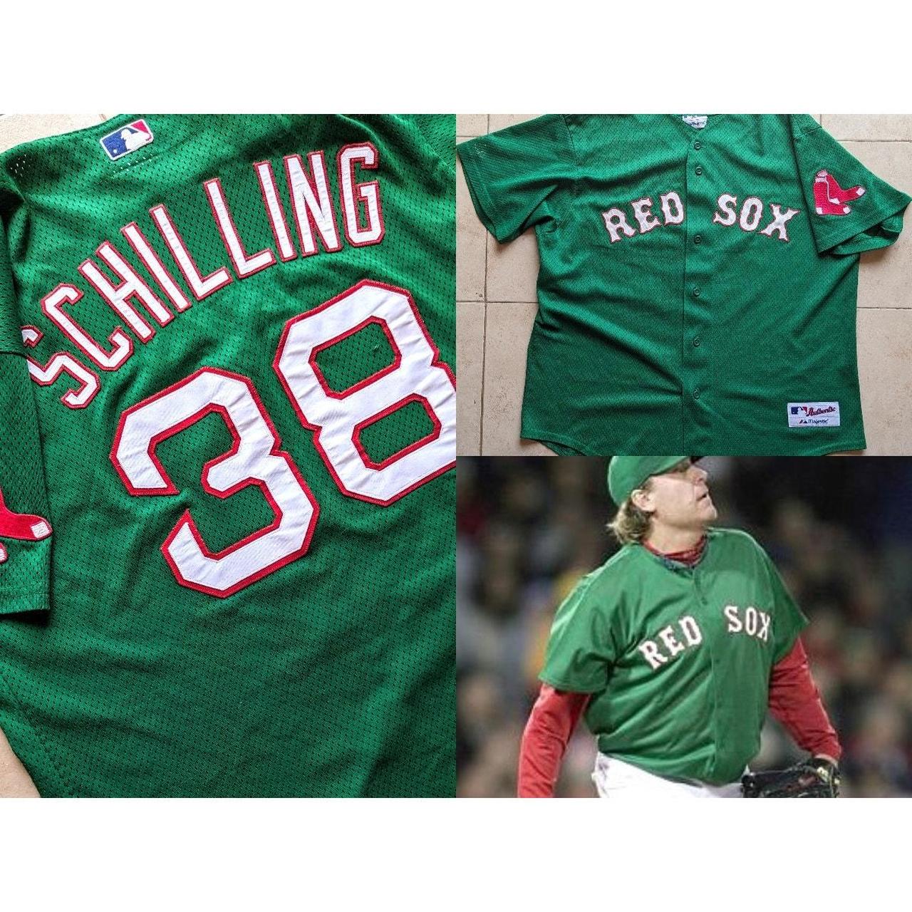 MLB Men s Shirt Green Red XL