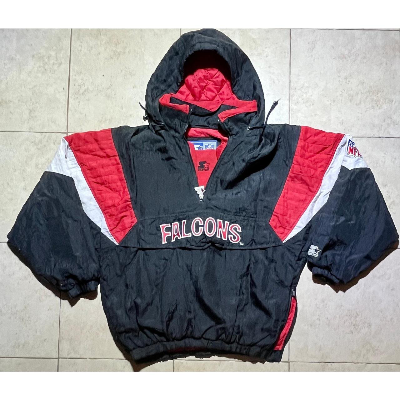 Atlanta Falcons 90s STARTER puffer jacket Half zip M | Depop Atlanta Falcons 90s STARTER puffer jacket Half zip M | Depop