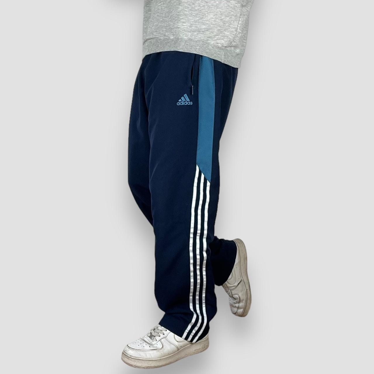 Adidas Men's Navy and Blue Joggerstracksuits Depop
