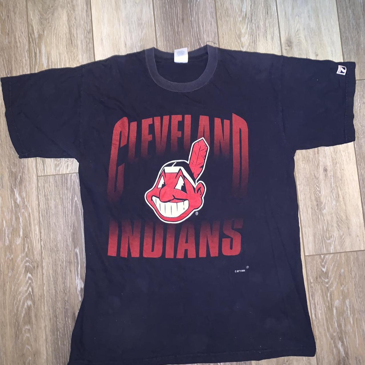 VINTAGE CLEVELAND INDIANS JERSEY Product - Depop