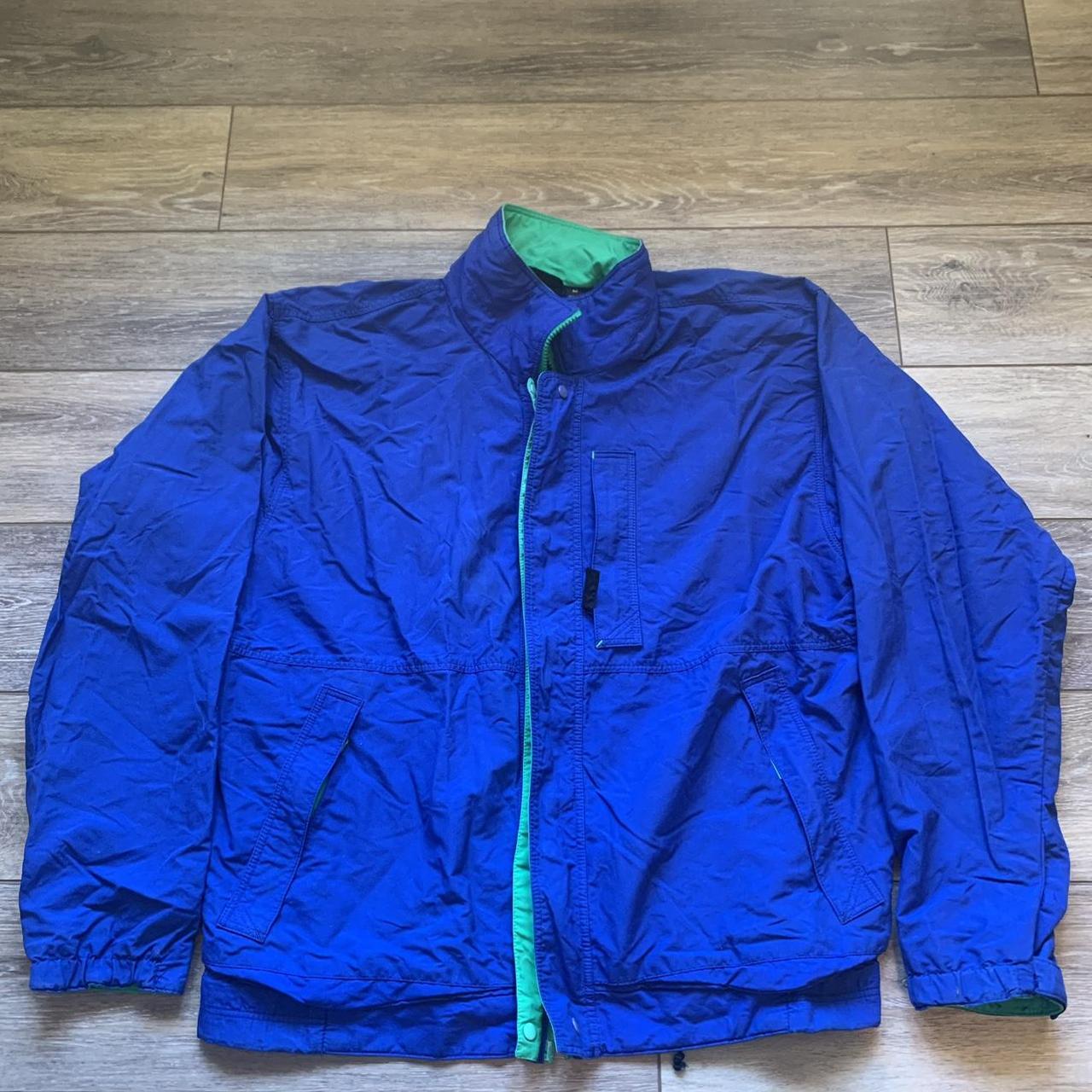 Patagonia Men's Blue and Green Jacket | Depop