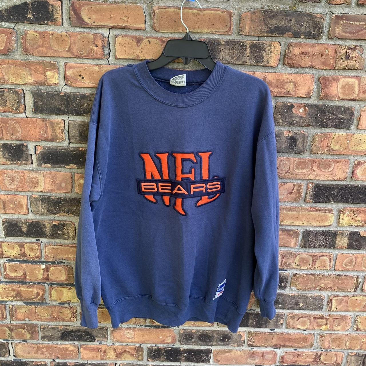 Vintage Chicago Bears Nutmeg Hoodie Size - Depop