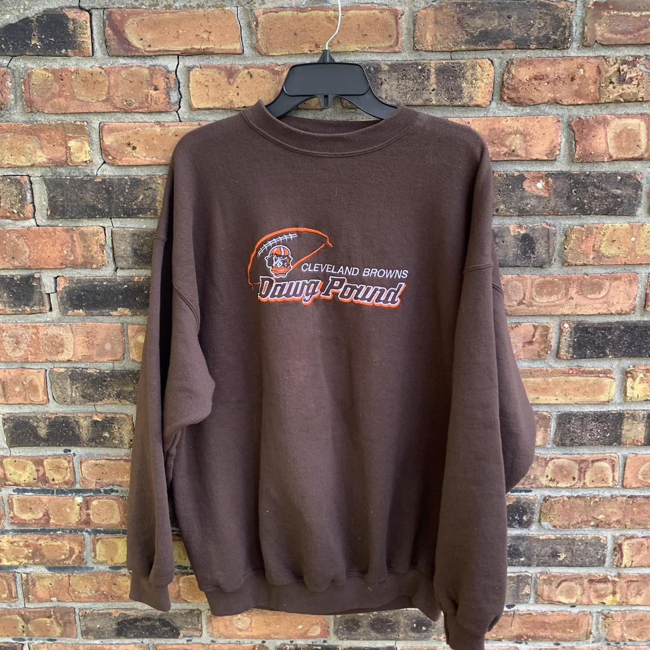 Vintage Cleveland Browns Shirt // Long Sleeve Dawg Pound Tee 