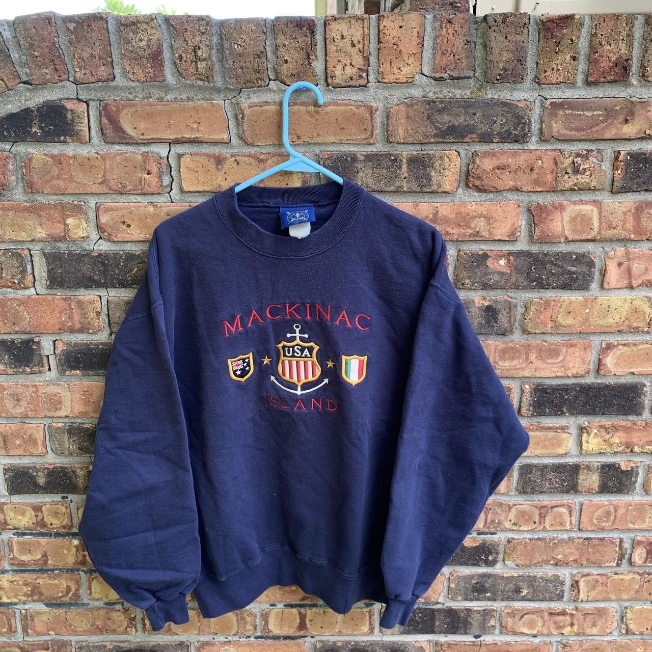 Vintage Mackinac Island Crewneck Nice fading! Any... - Depop