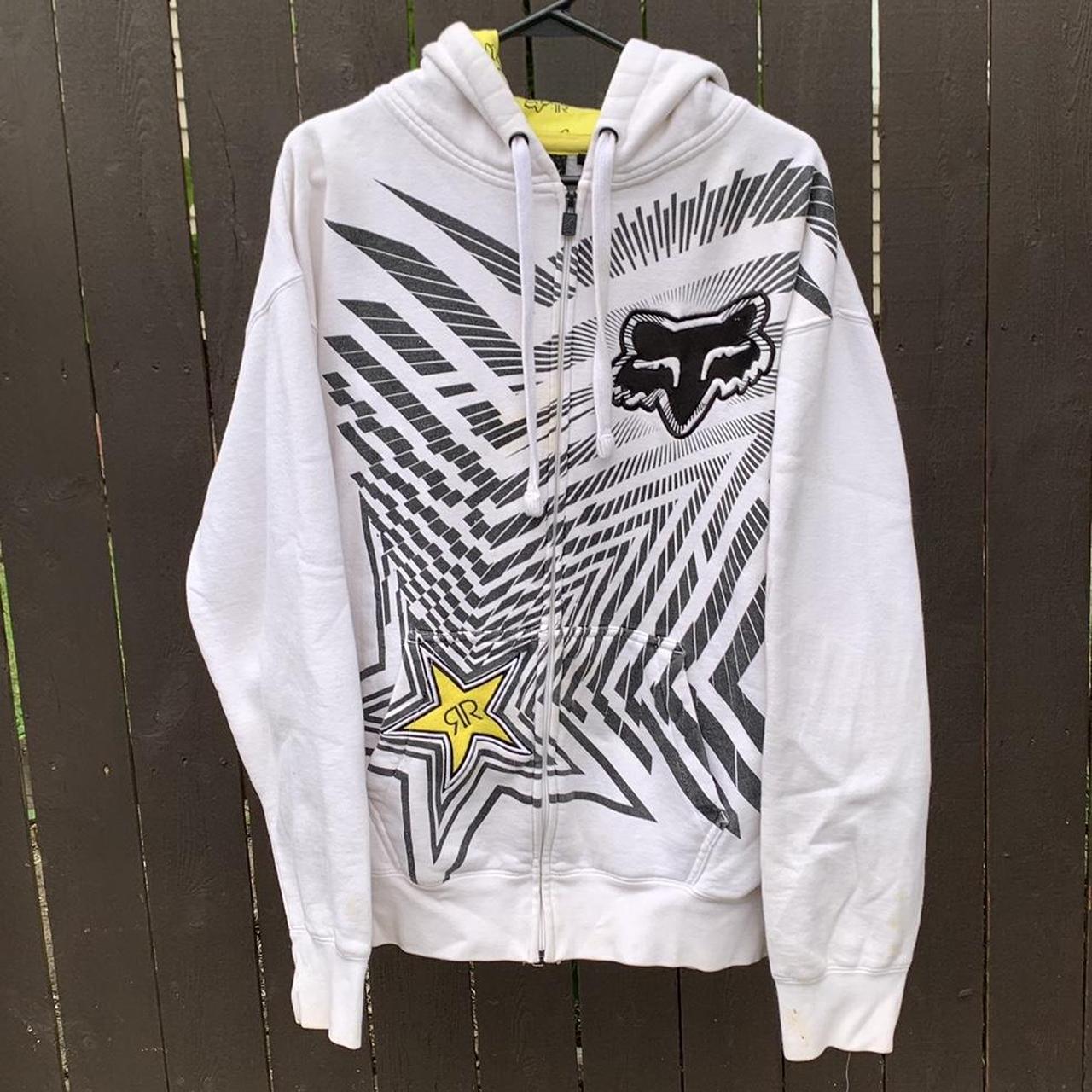 Vintage Y2K Fox Racing x Rockstar Zip Up