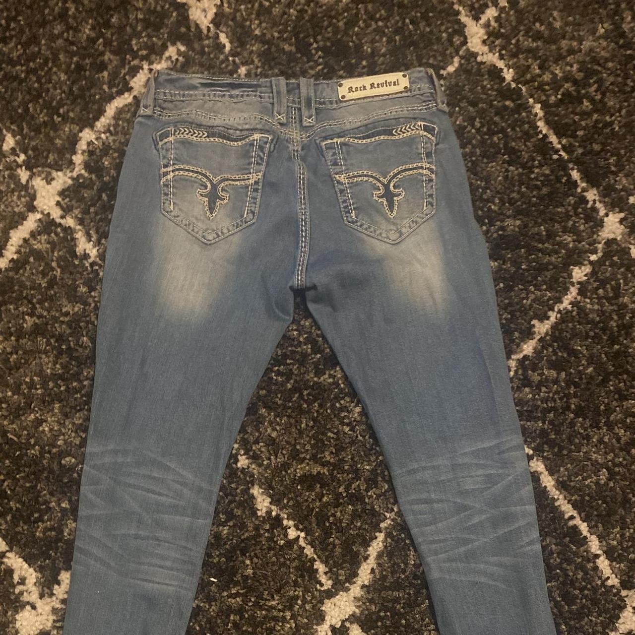Men's Blue and White Jeans (2)
