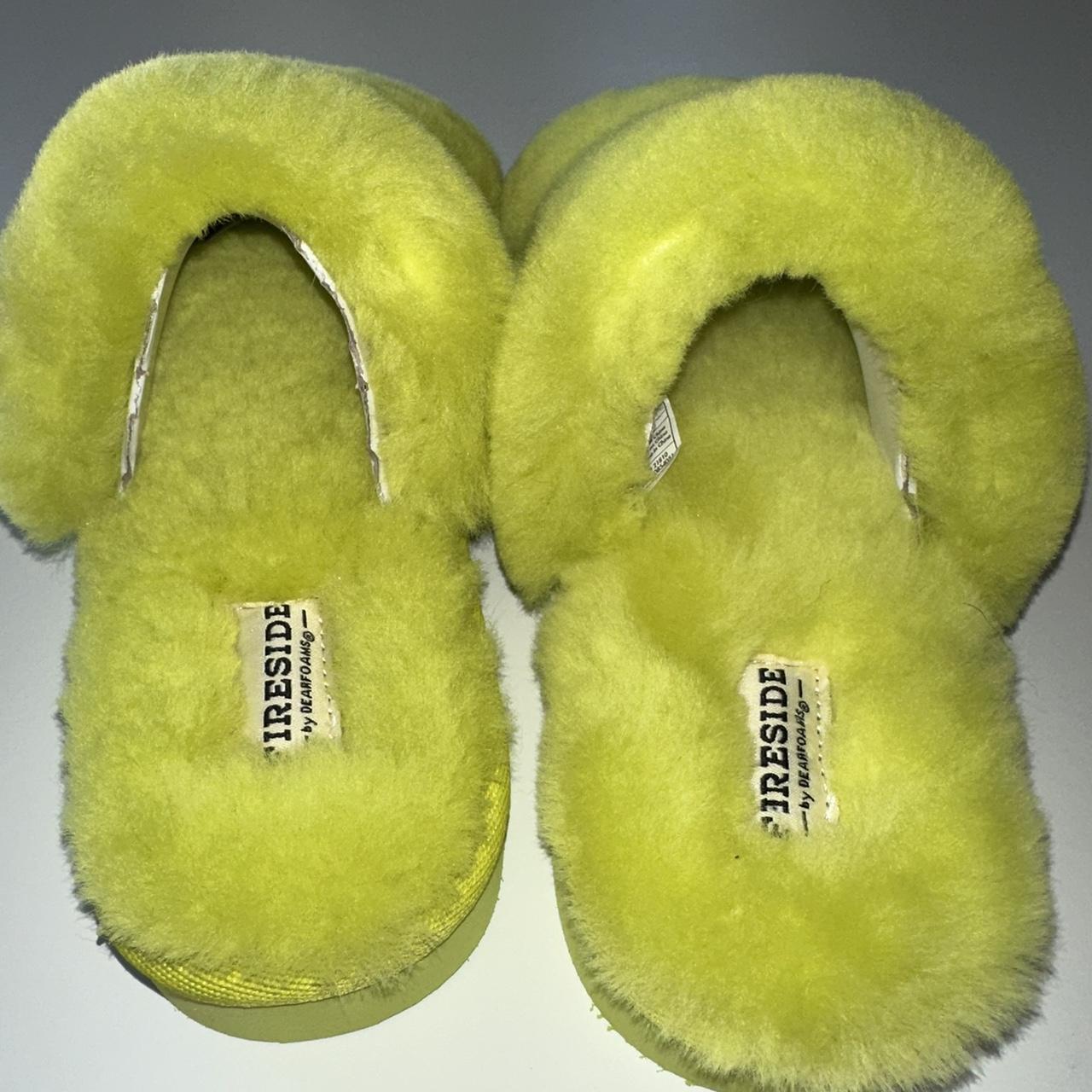 Dearfoams Women's Green Slippers (7)