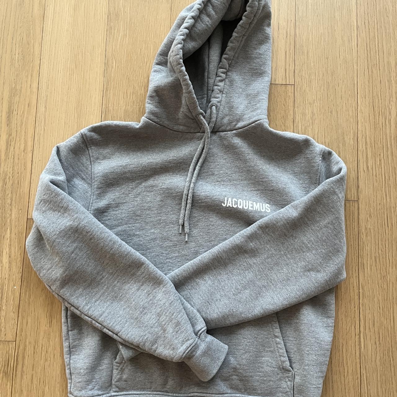 Jacquemus Women's Grey Hoodie | Depop