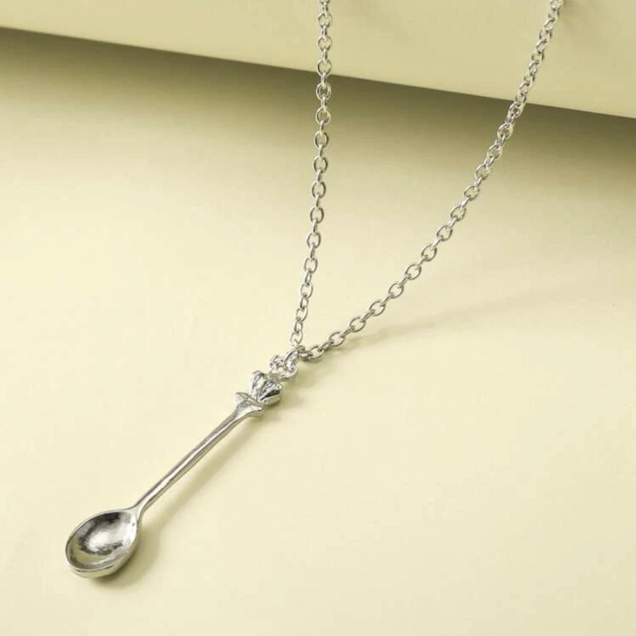 Mini Crown Spoon Necklace Snuff Spice Teaspoon Pendant Chain For Women Gift  | Fruugo NO