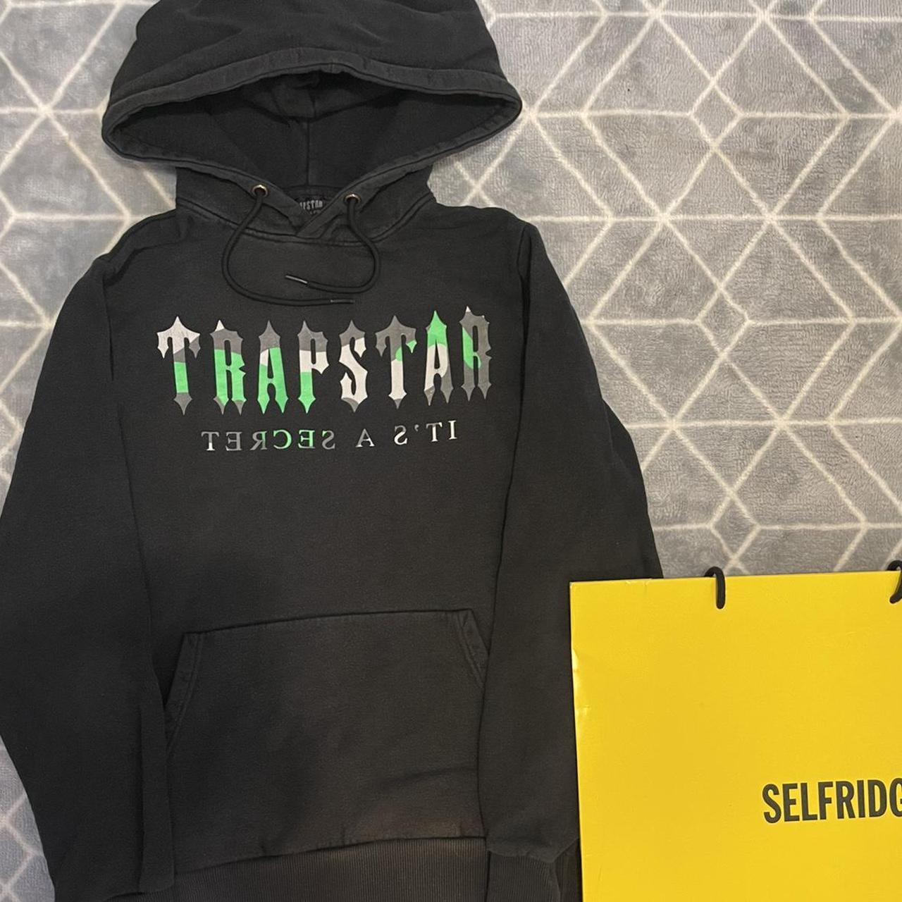 Green hotsell trapstar hoodie