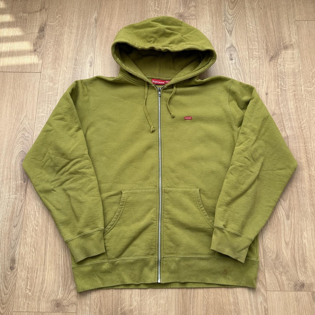 Supreme hoodie lime green online