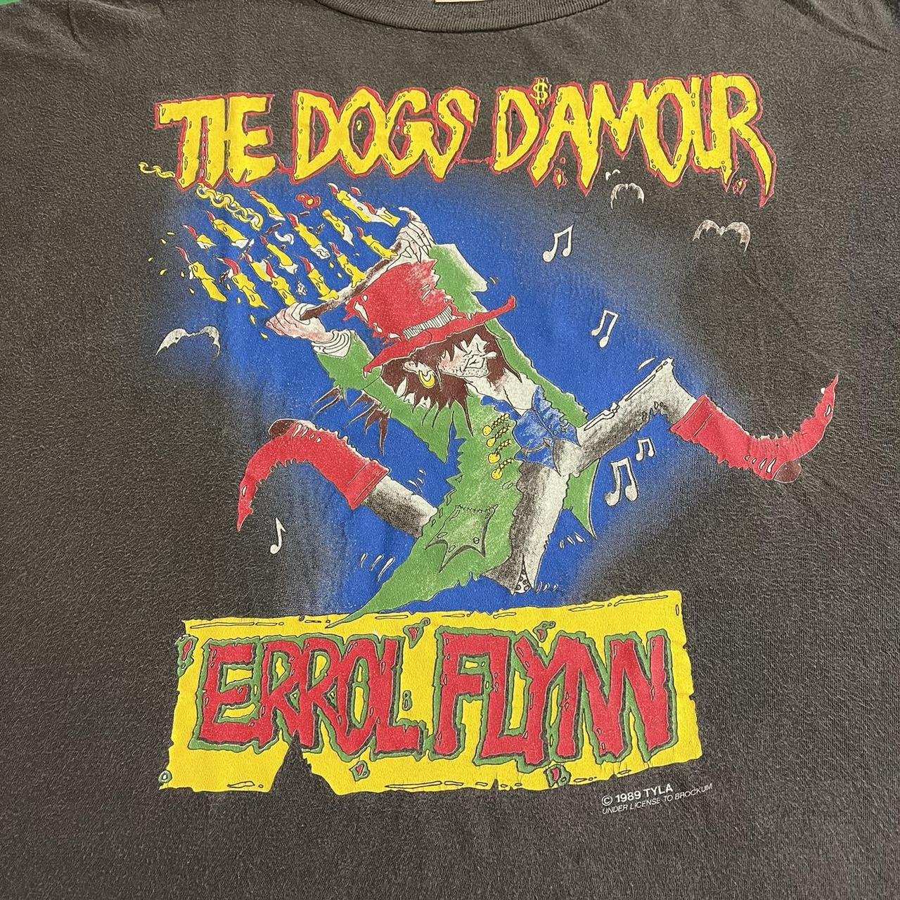 Vintage 80s the Dogs Damour Band Tees Shirt 