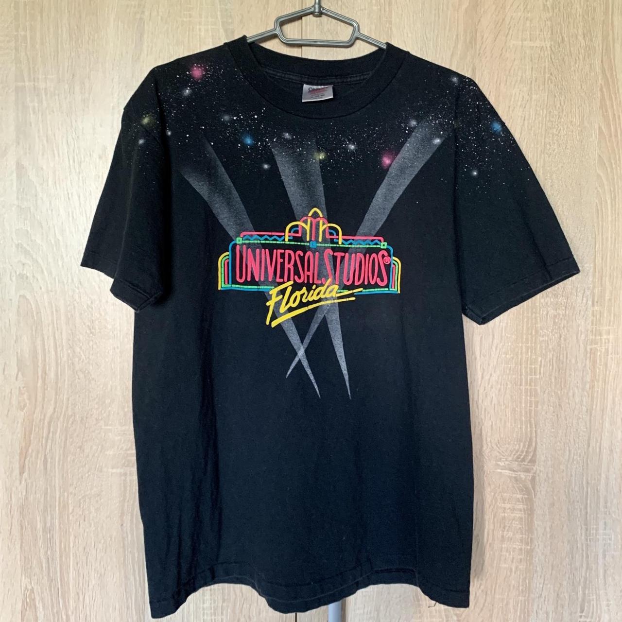 Universal Studios Single stitched all over printed ... - Depop