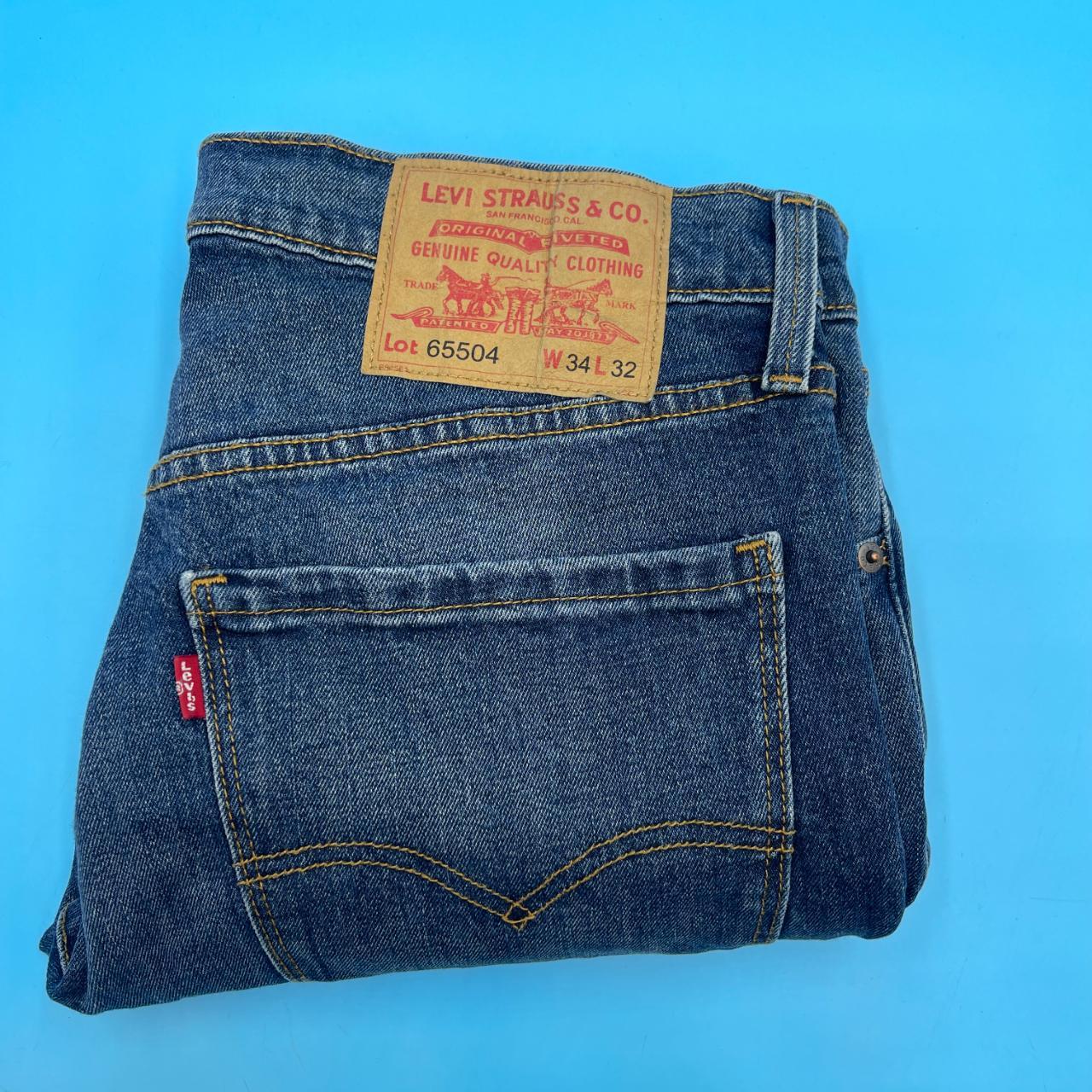 Levis 65504 outlet blue jeans