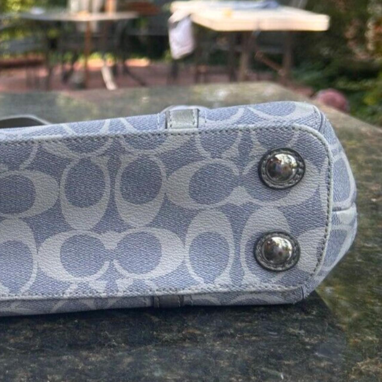 F18921 Coach Signature Heritage Satchel Bag I'm | Depop