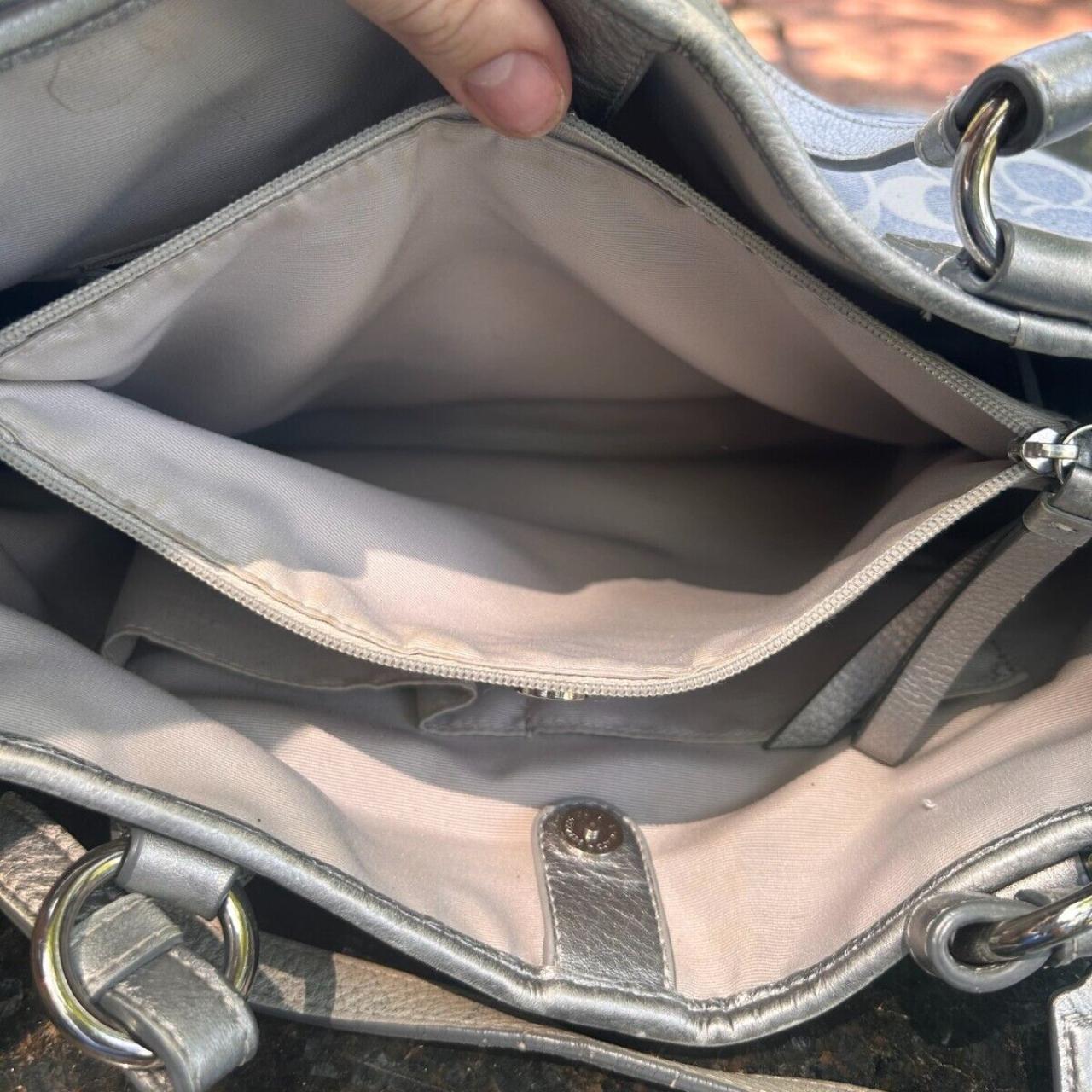 F18921 Coach Signature Heritage Satchel Bag I'm | Depop