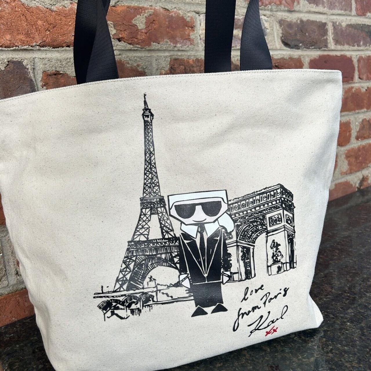 Karl Lagerfeld Love From Paris Canvas Large Depop