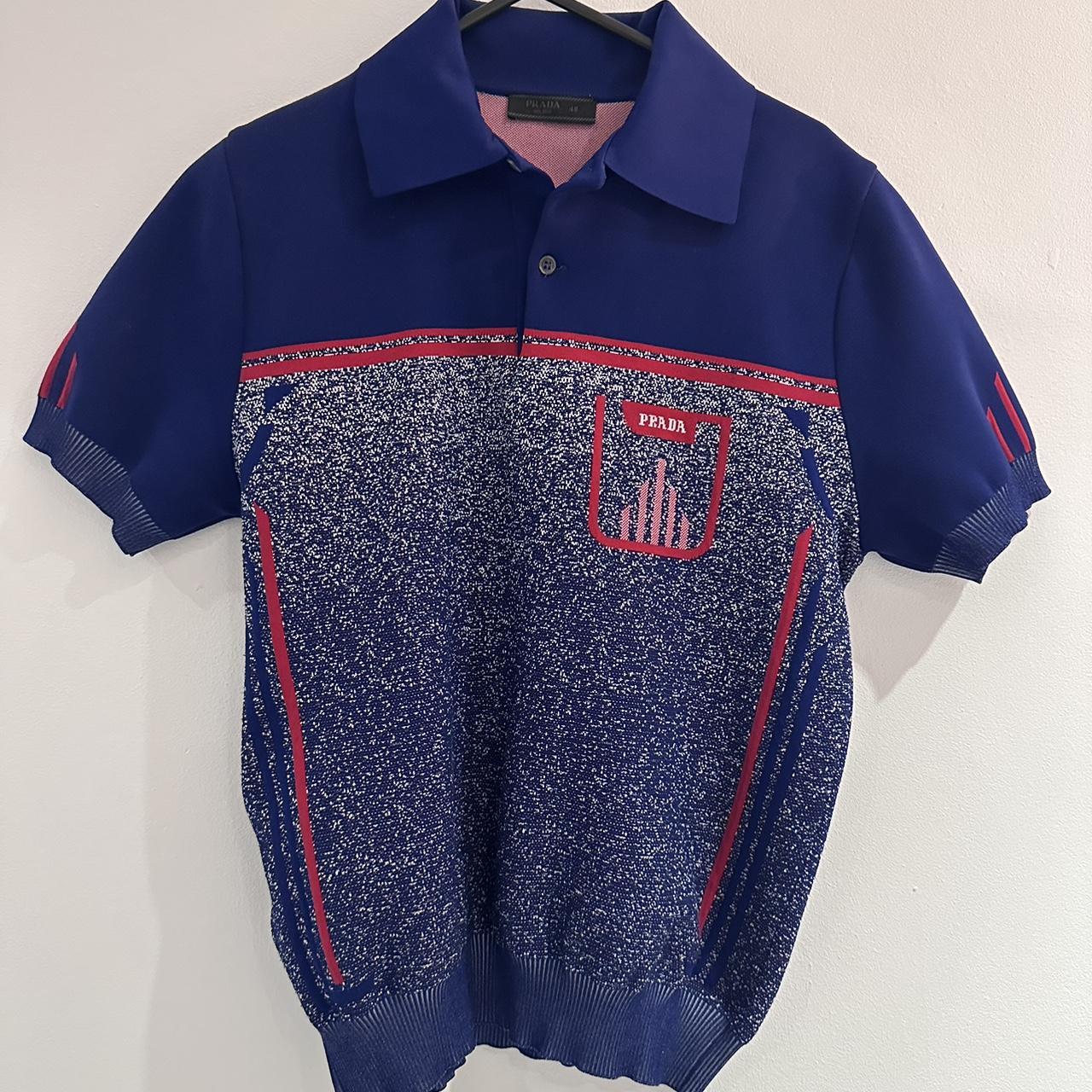 PRADA INTARSIA KNIT POLO ABSOLUTE GEM! REALLY | Depop