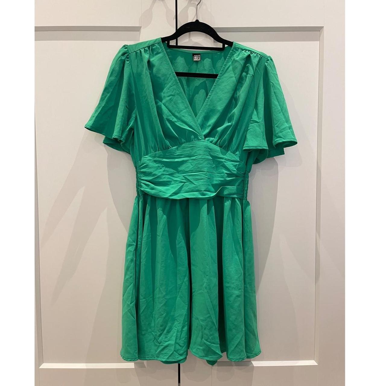 Shein Green Dress Size - M Great condition, worn... - Depop