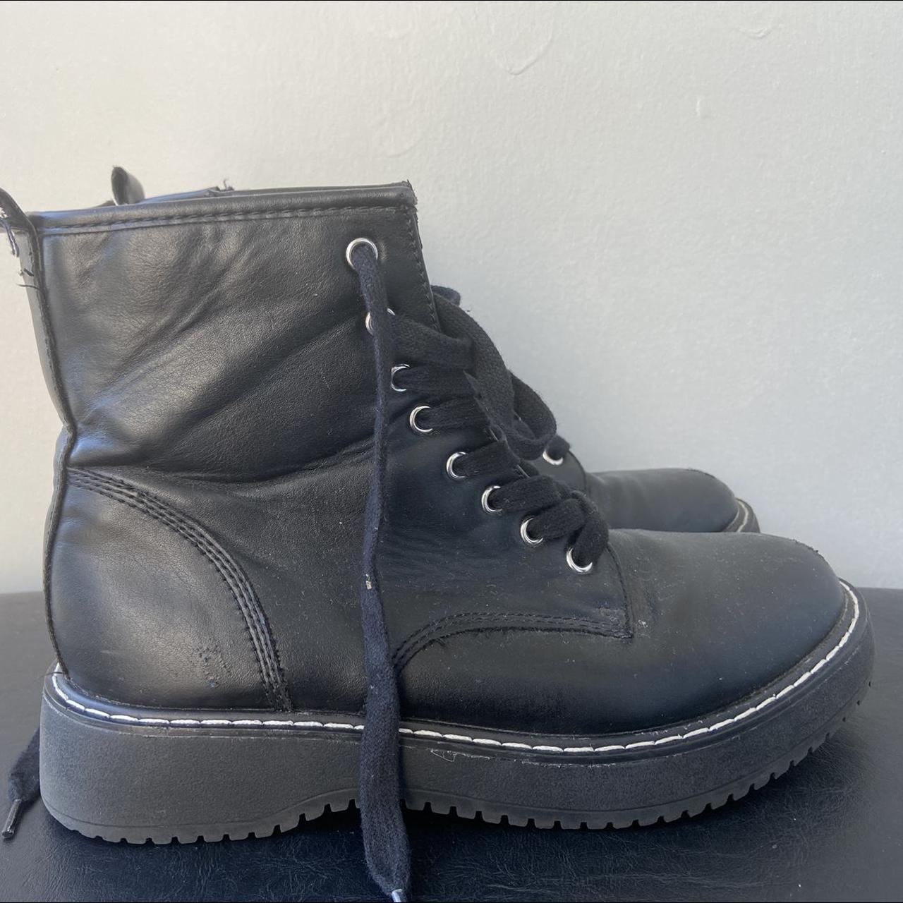 Madden Girl Women's Black Boots | Depop