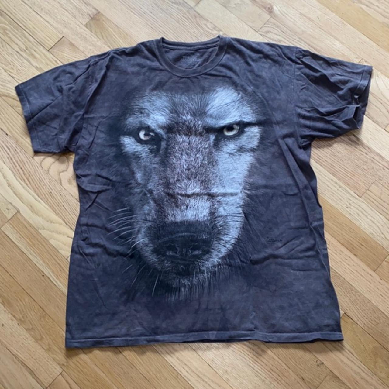 Wolf The Mountain Tee Size XL - Depop