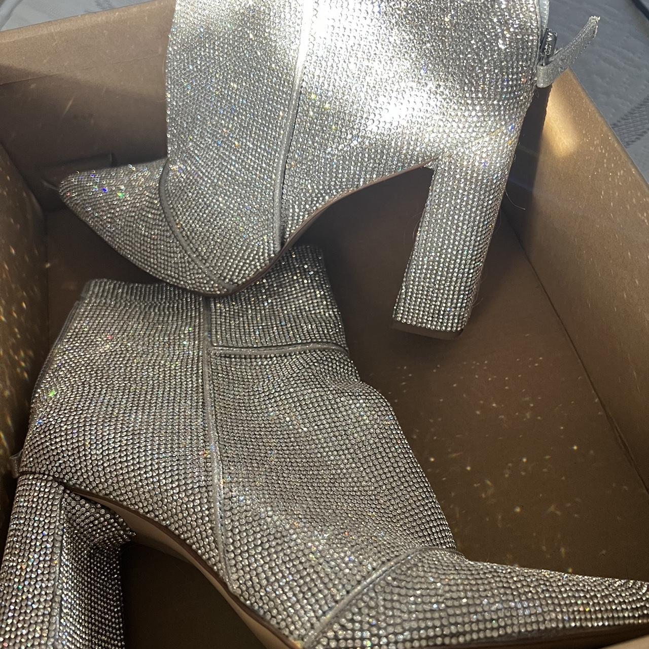 Glitter booties steve madden online