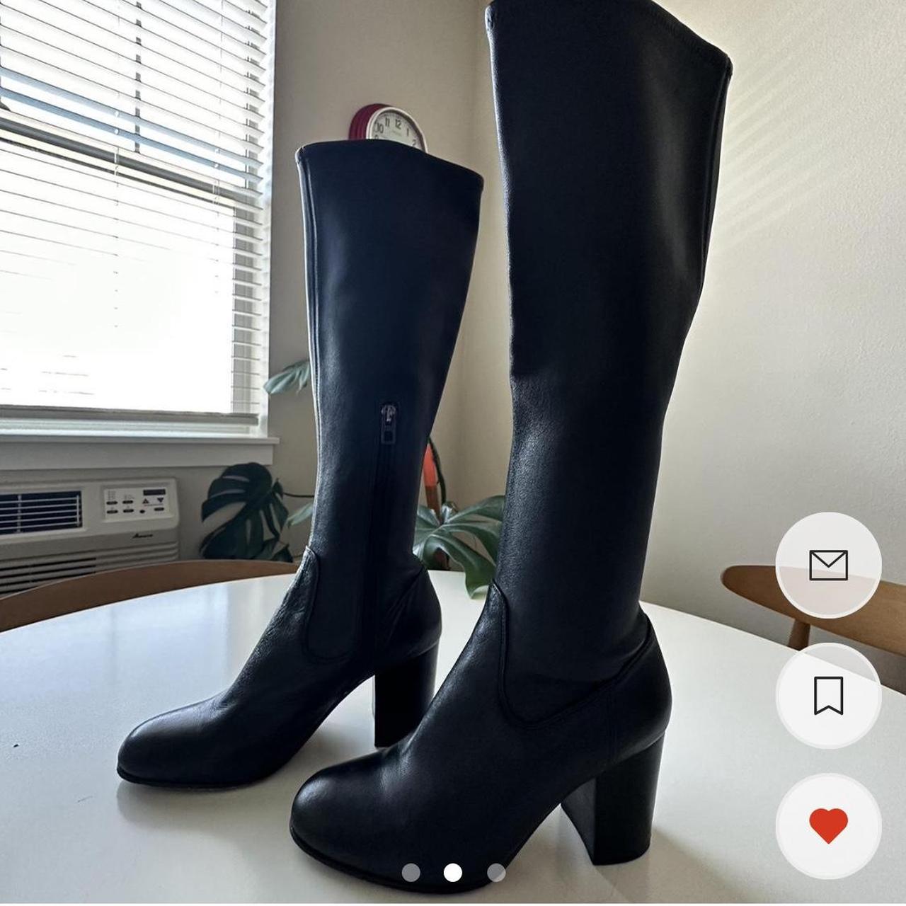 Coach Women's Black Boots | Depop