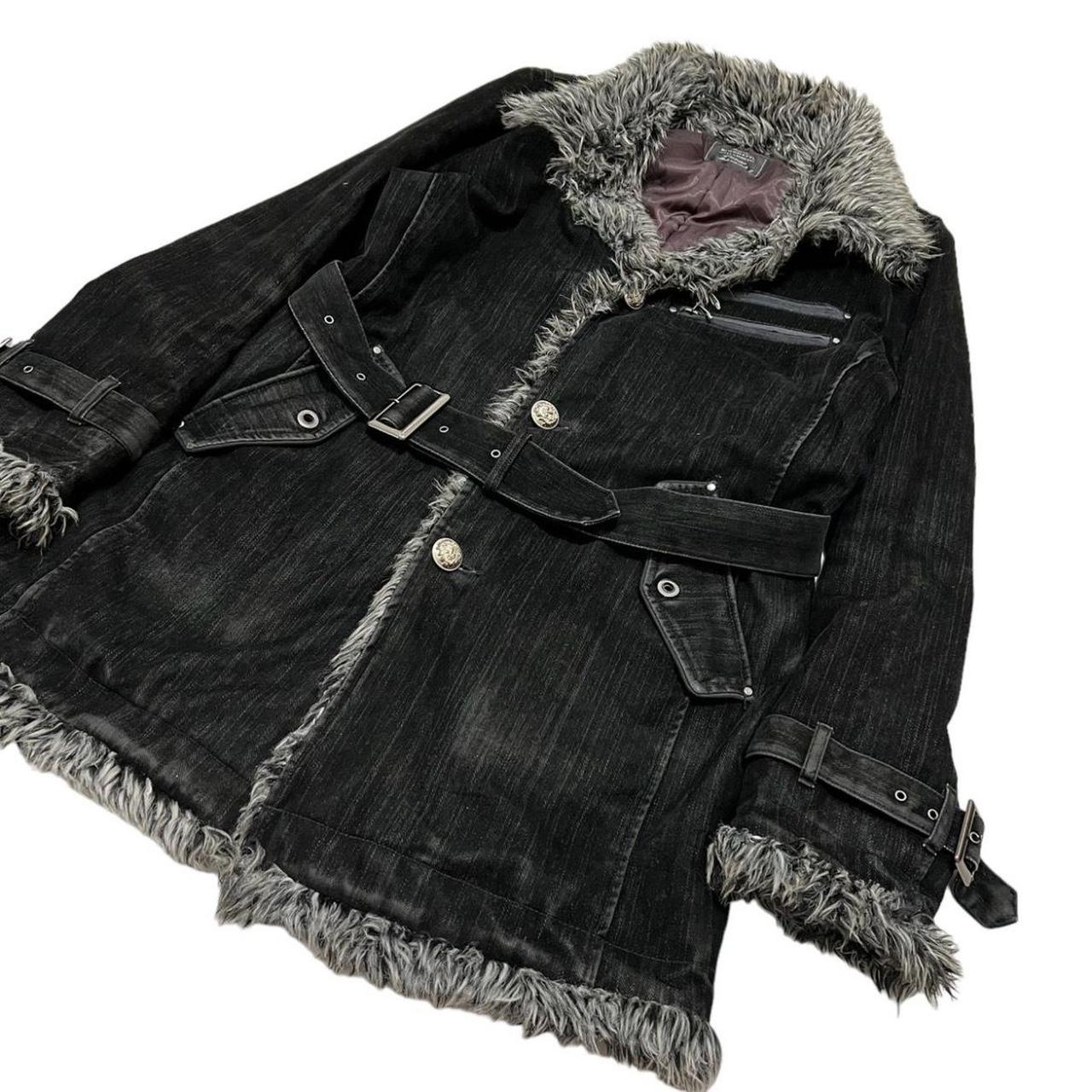 ジャケット・アウター ROUSHATTE velours fur jacket Y2K Roushatte-japanese fur jacket size L chest | Depop