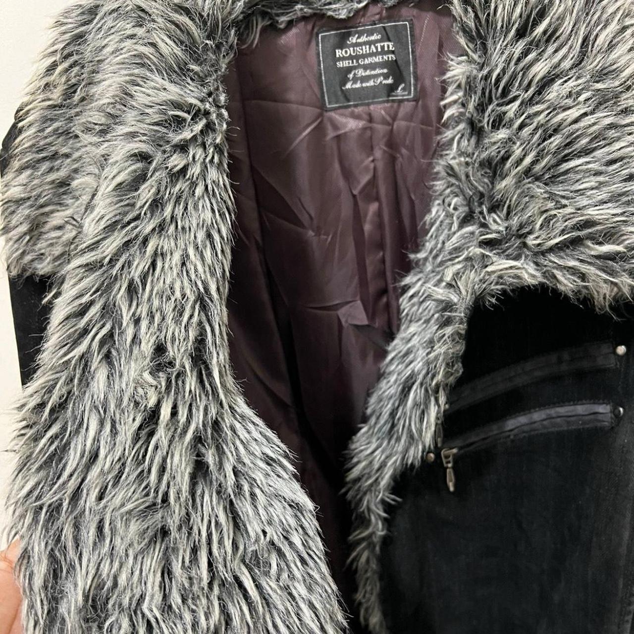 ジャケット・アウター ROUSHATTE velours fur jacket Y2K ROUSHATTE velours fur jacket Y2K