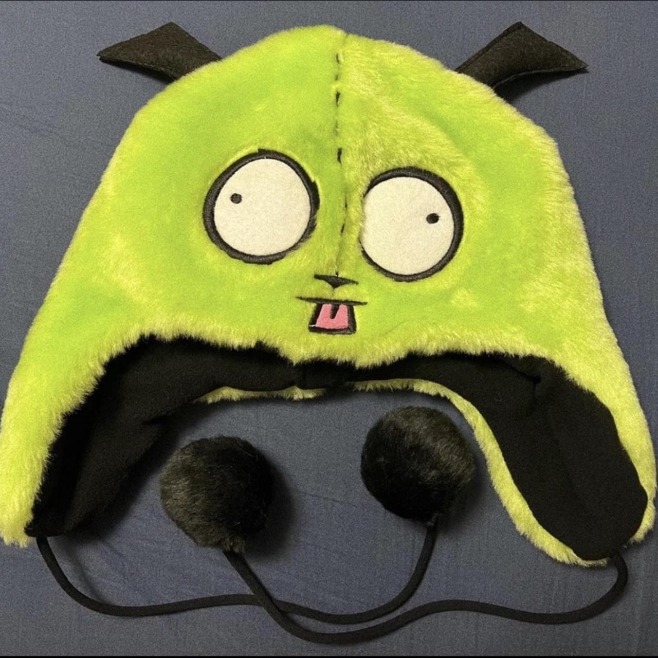 Invader Zim Gir Beanie fluffy gir hat with fluffy... - Depop