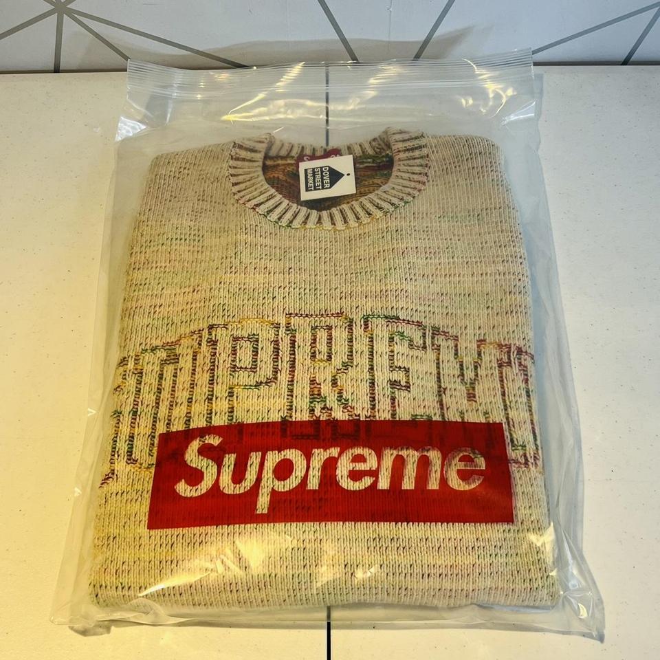 Supreme Arc Sweater Supreme Contrast Arc Sweater - Depop