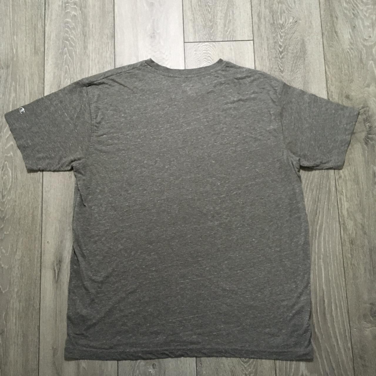 Champion Men's Grey T-shirt | Depop