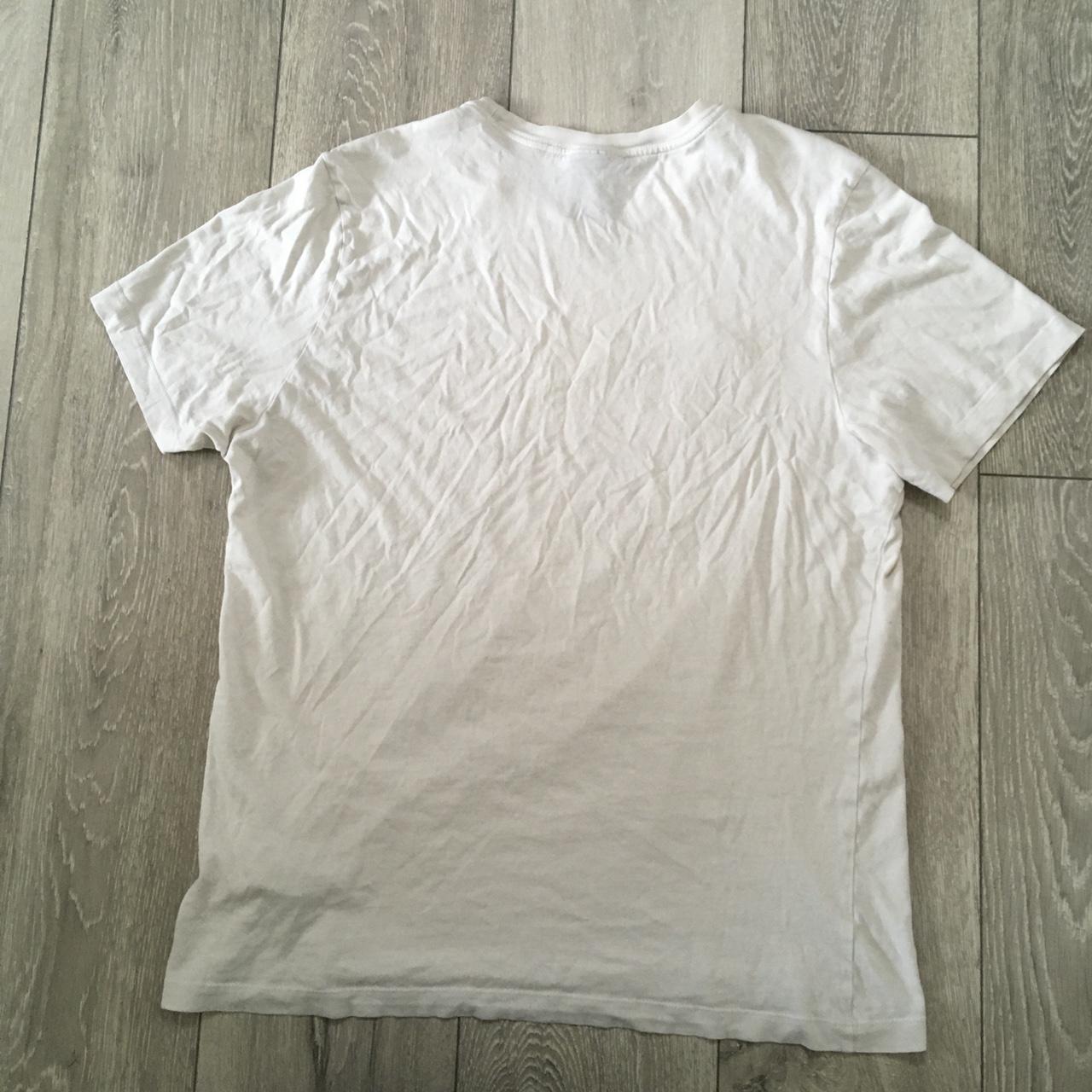 Nike White Spell Out Logo Print Cotton T-shirt -... - Depop