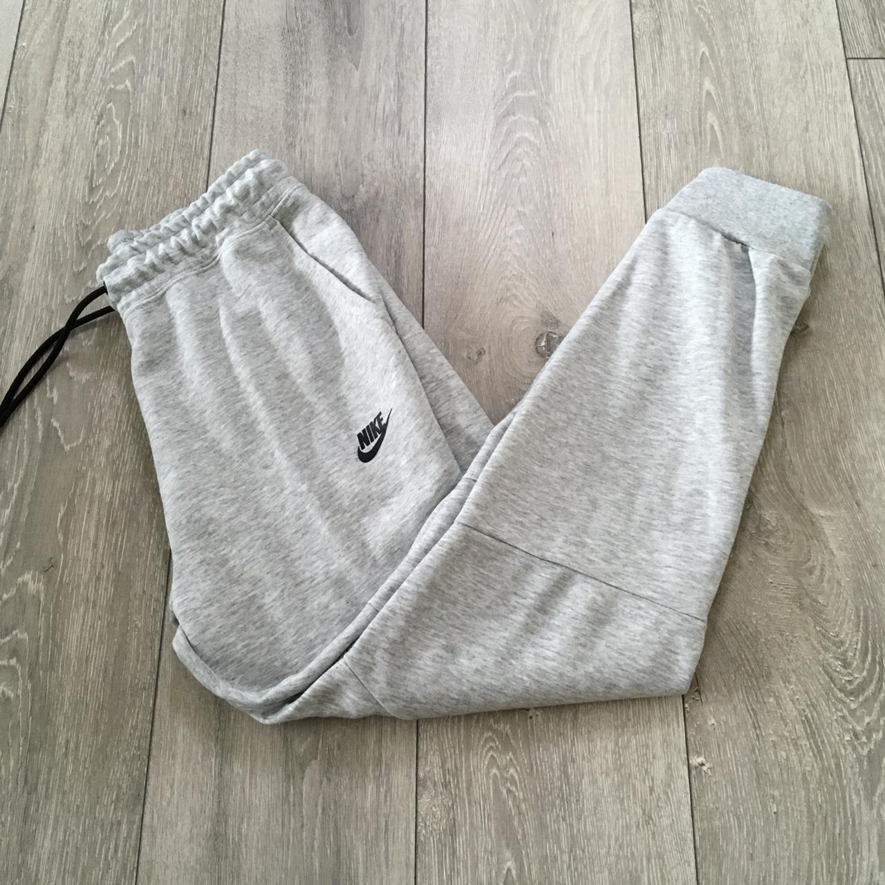 Nike Tech Fleece Joggers Grey Track Pants Youth XL... - Depop