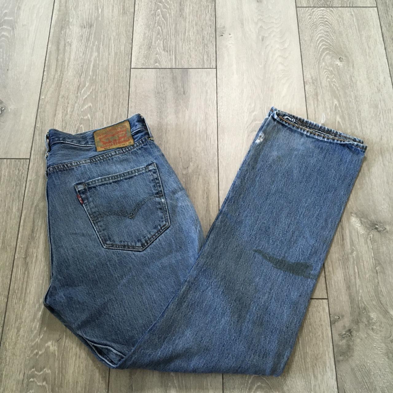 Levi’s 501 Men’s Blue Jeans W34 L31 Regular ... - Depop
