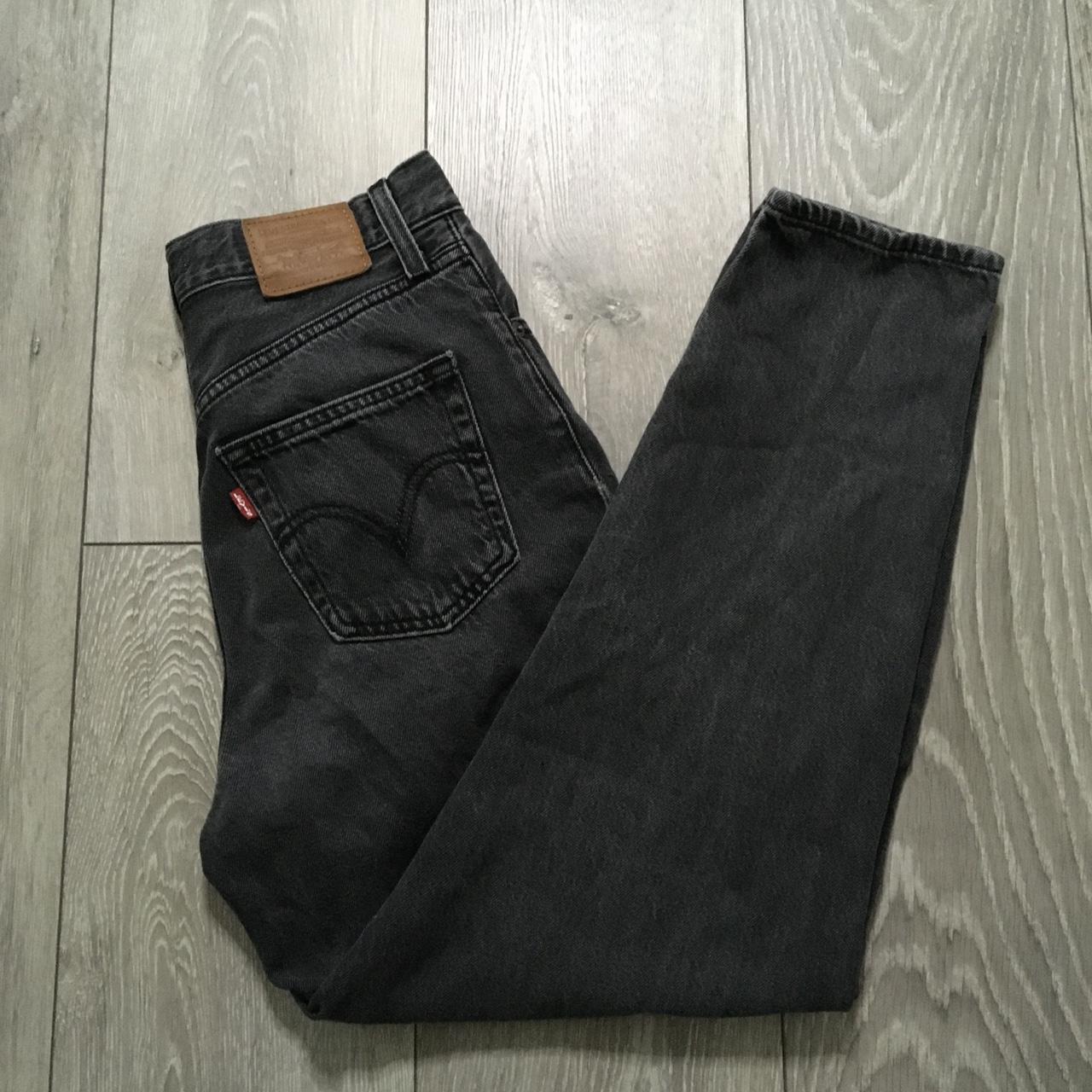 Levis Jeans Womens W25 L27 Grey Denim High Rise. Depop