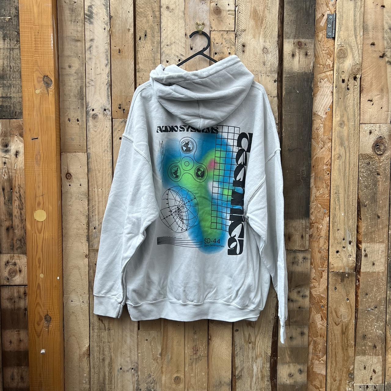 Urban outfitters hoodie Bobbly material Marks on... - Depop