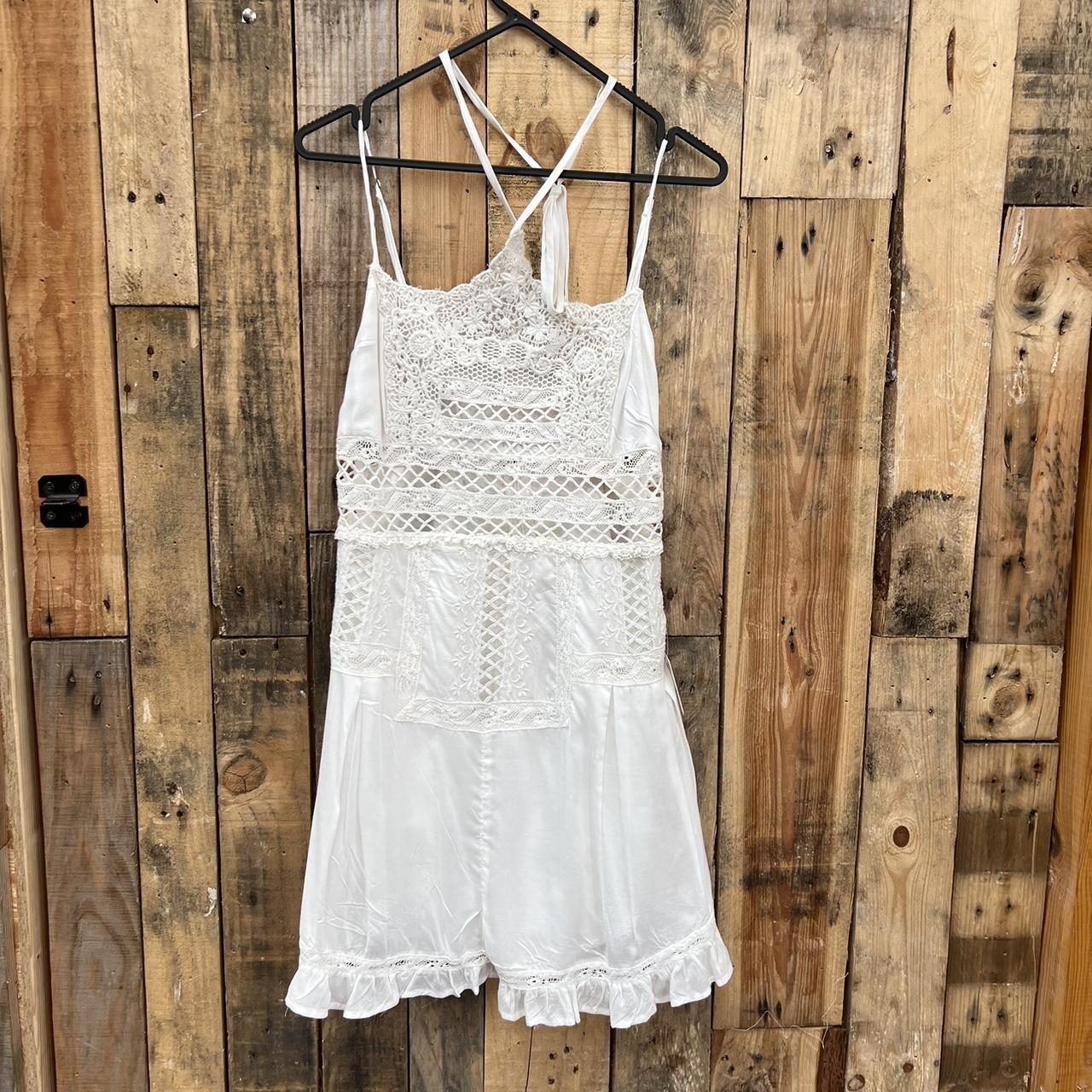 Free people playsuit embroidered playsuit Romper US... - Depop