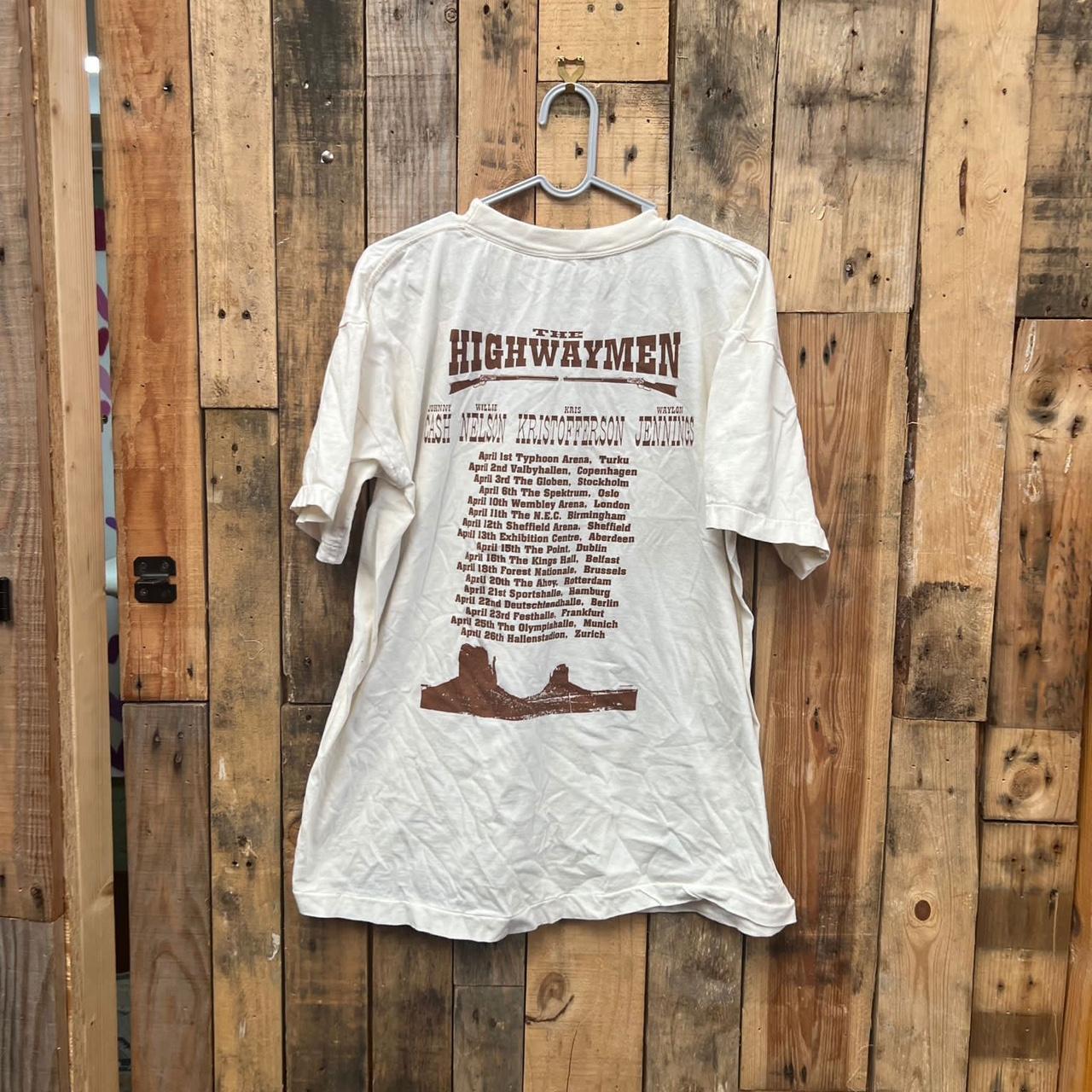 The Highwaymen Tour T Shirt From Their 1992 Depop