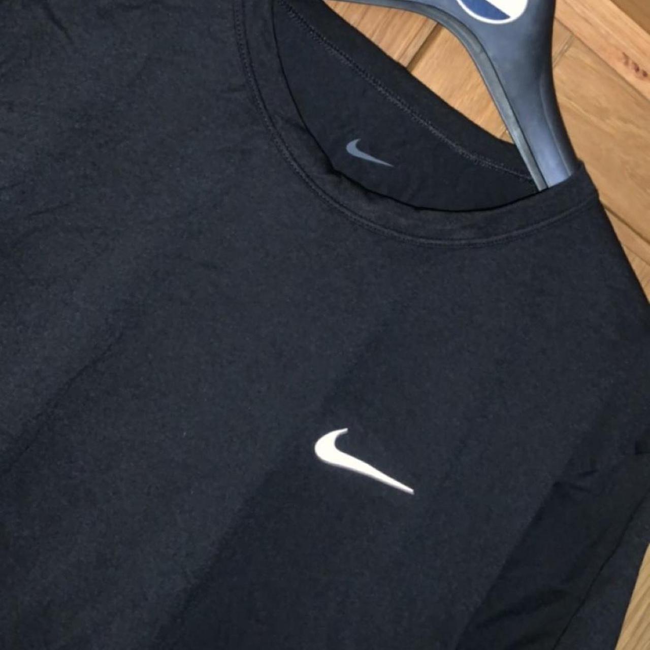 Black NIKE classic tee Size small, true to... - Depop