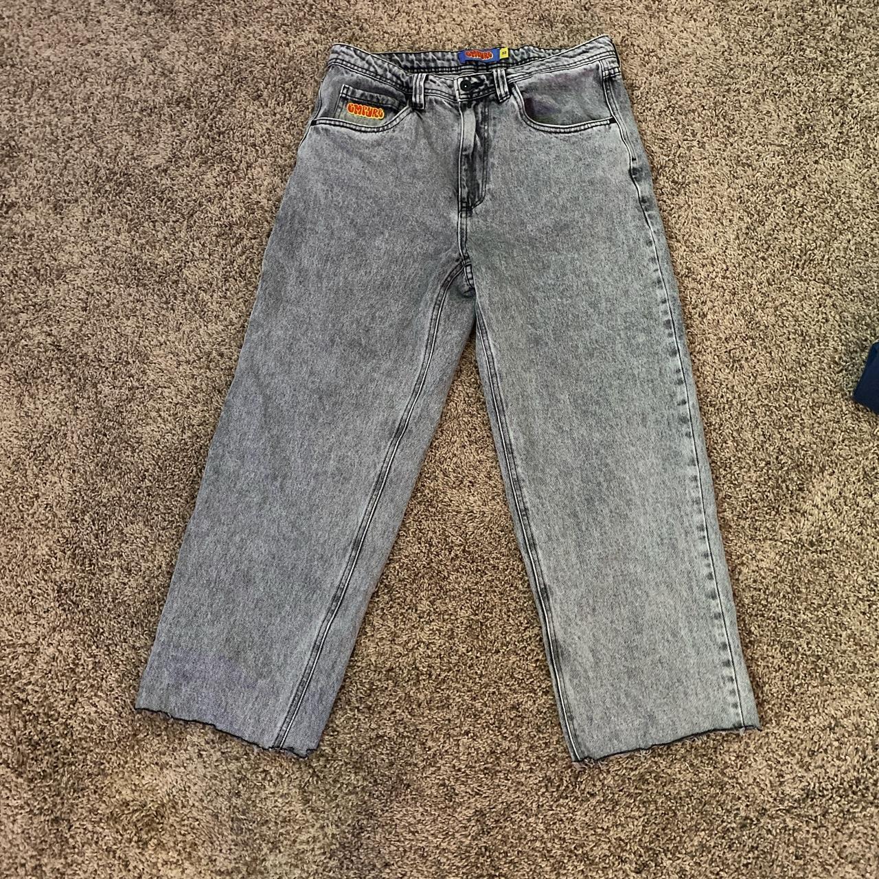 Empyre Men's Grey and Black Jeans | Depop