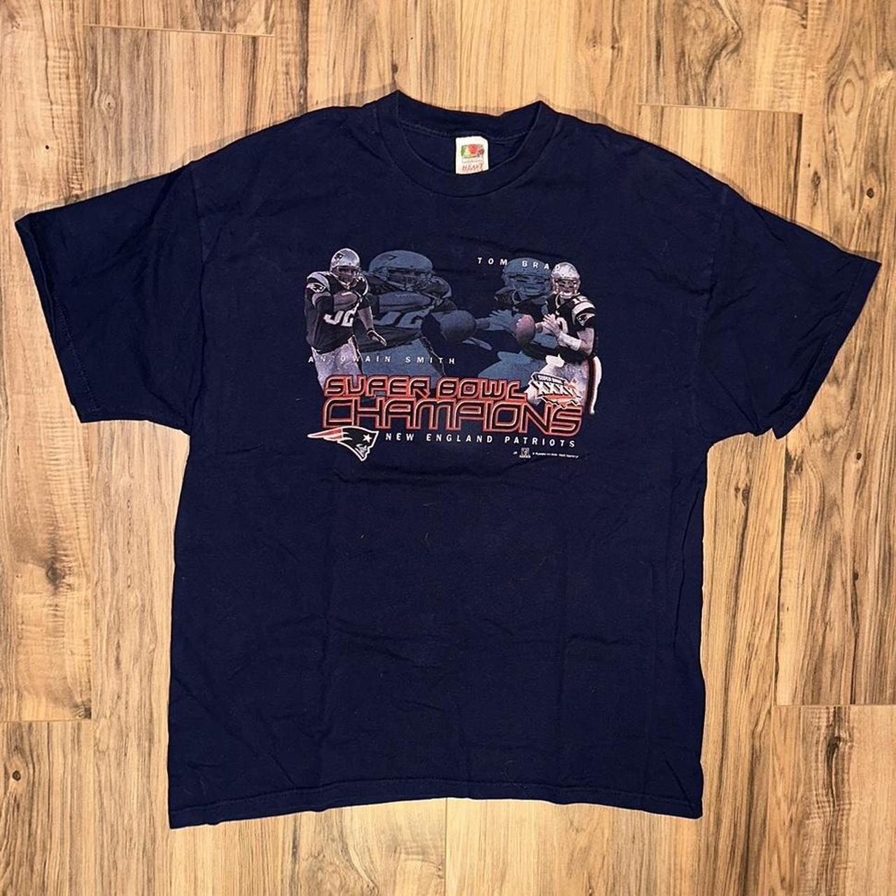 Vintage 2002 Tom Brady Patriots Tee | SidelineSwap