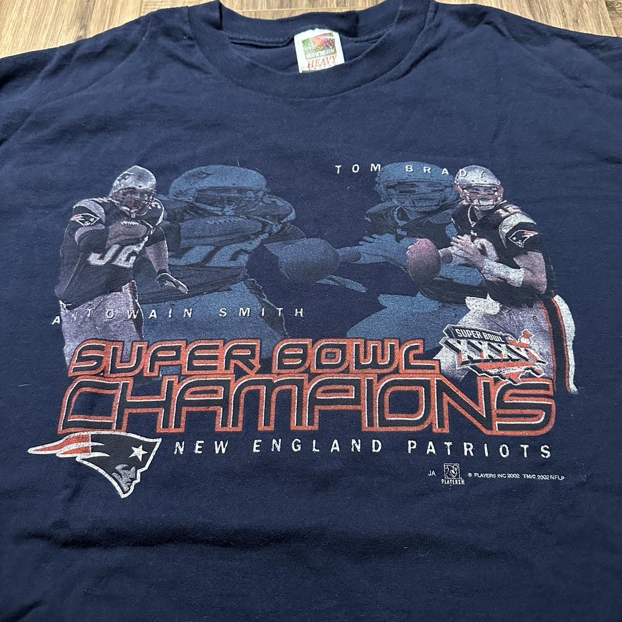 Vtg 2002 Super bowl 36 New England Patriots vs - Depop