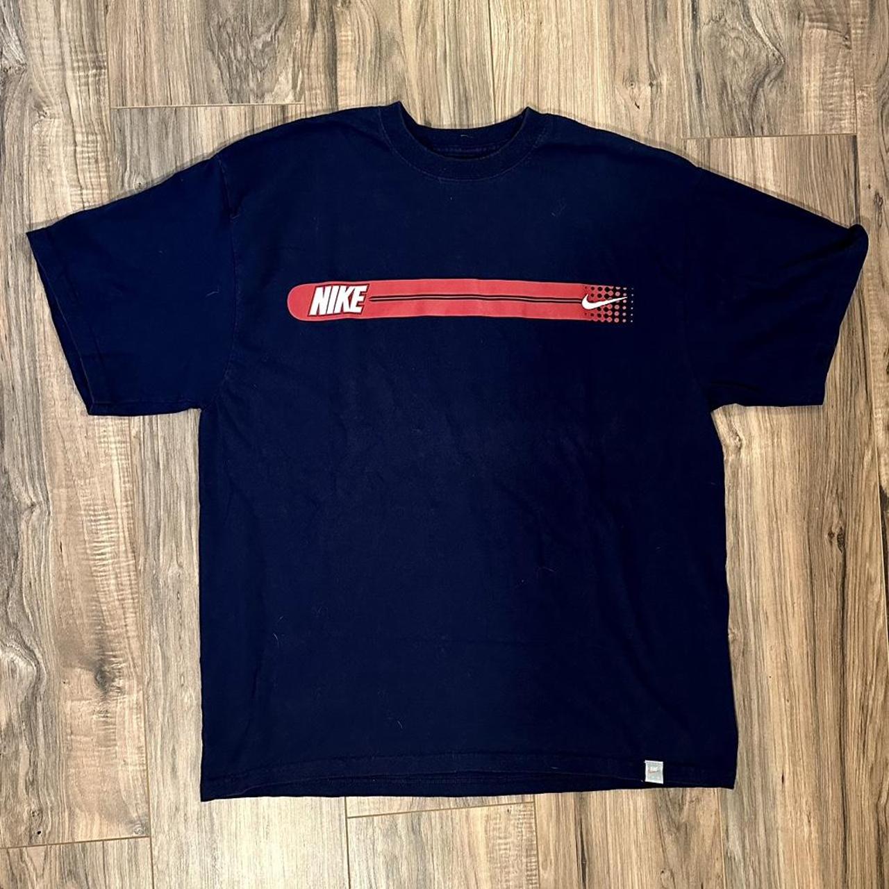 Y2K Nike Swim T-Shirt. Men's Large. 21” - Depop