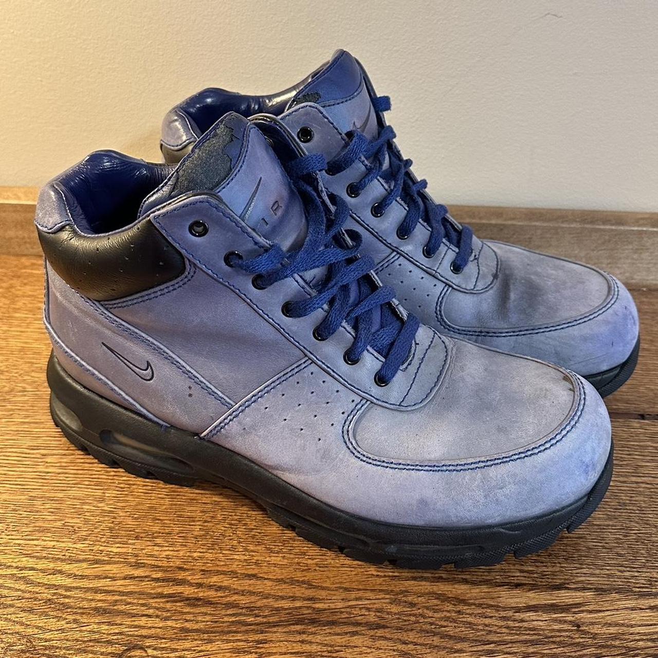 acg boots navy blue
