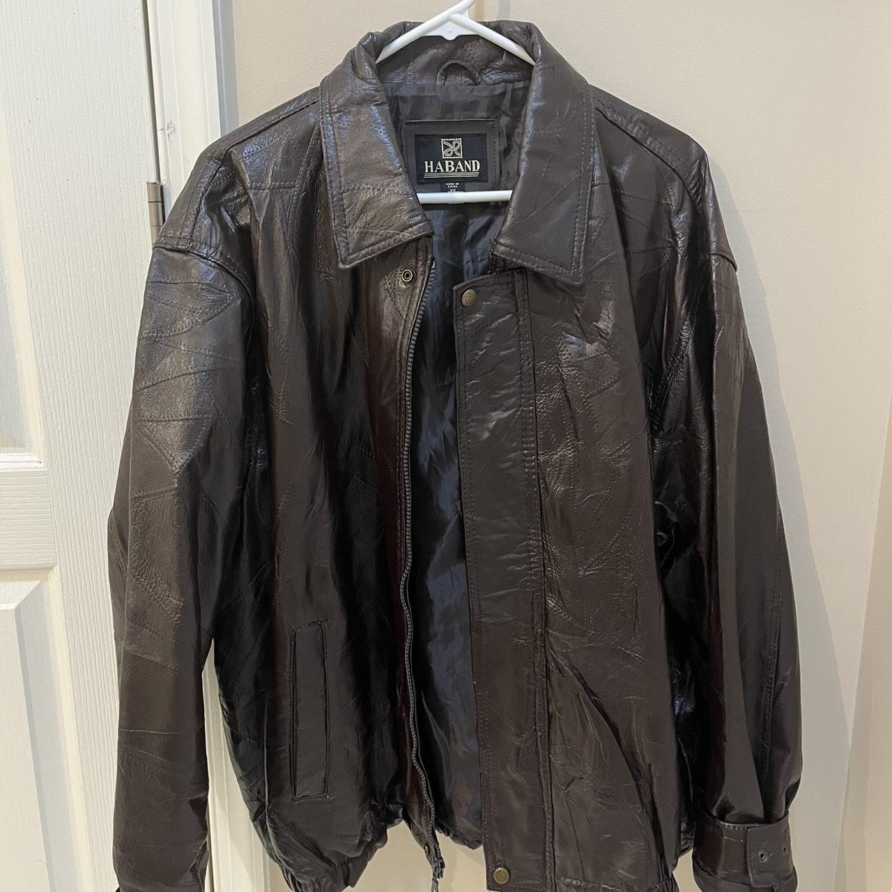 Haband 2024 leather jacket